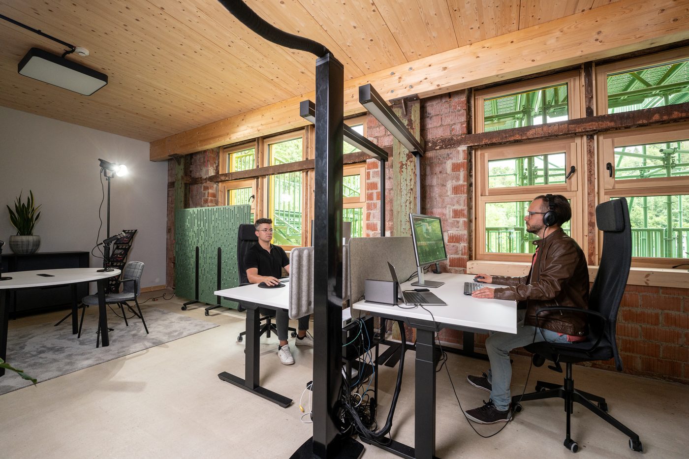 Büro der Schmidtke GmbH im Gewächshaus